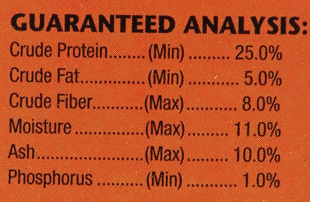 Zoo Med turtle food packaging label details