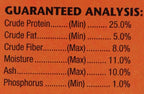 Zoo Med turtle food packaging label details