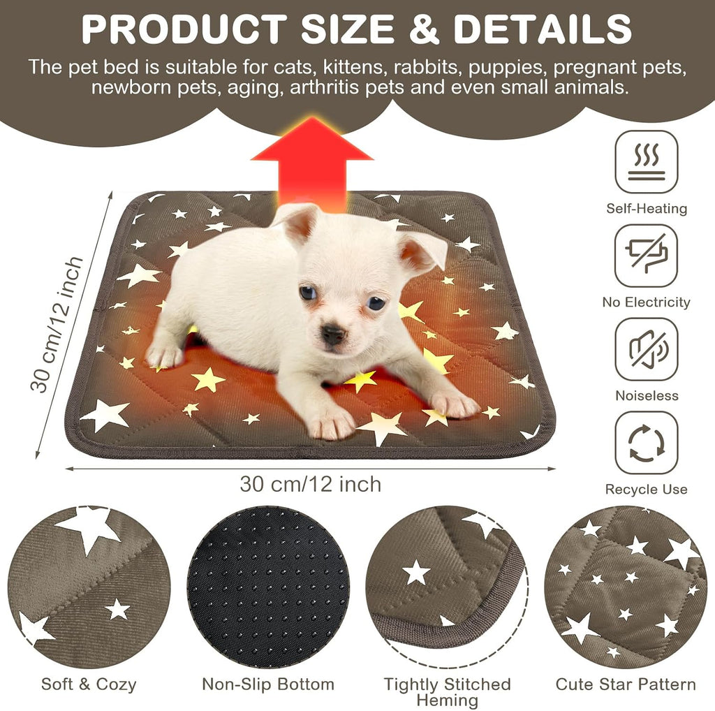 Namalu thermal pet mat showing five layer construction detail