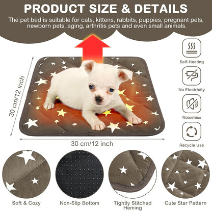 Namalu thermal pet mat showing five layer construction detail