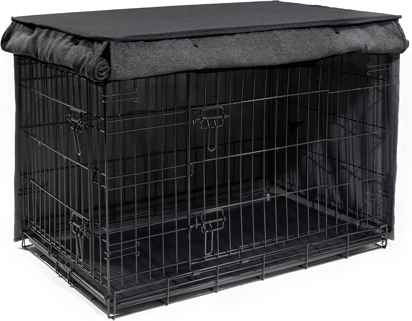 Friends Forever trucker black crate cover showing adjustable roller shades