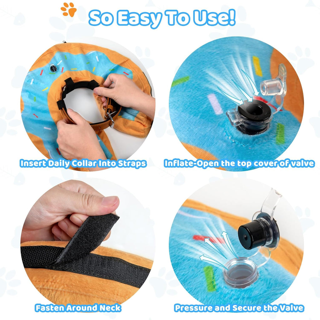 Grand Line cat donut collar blue sprinkle design packaging details
