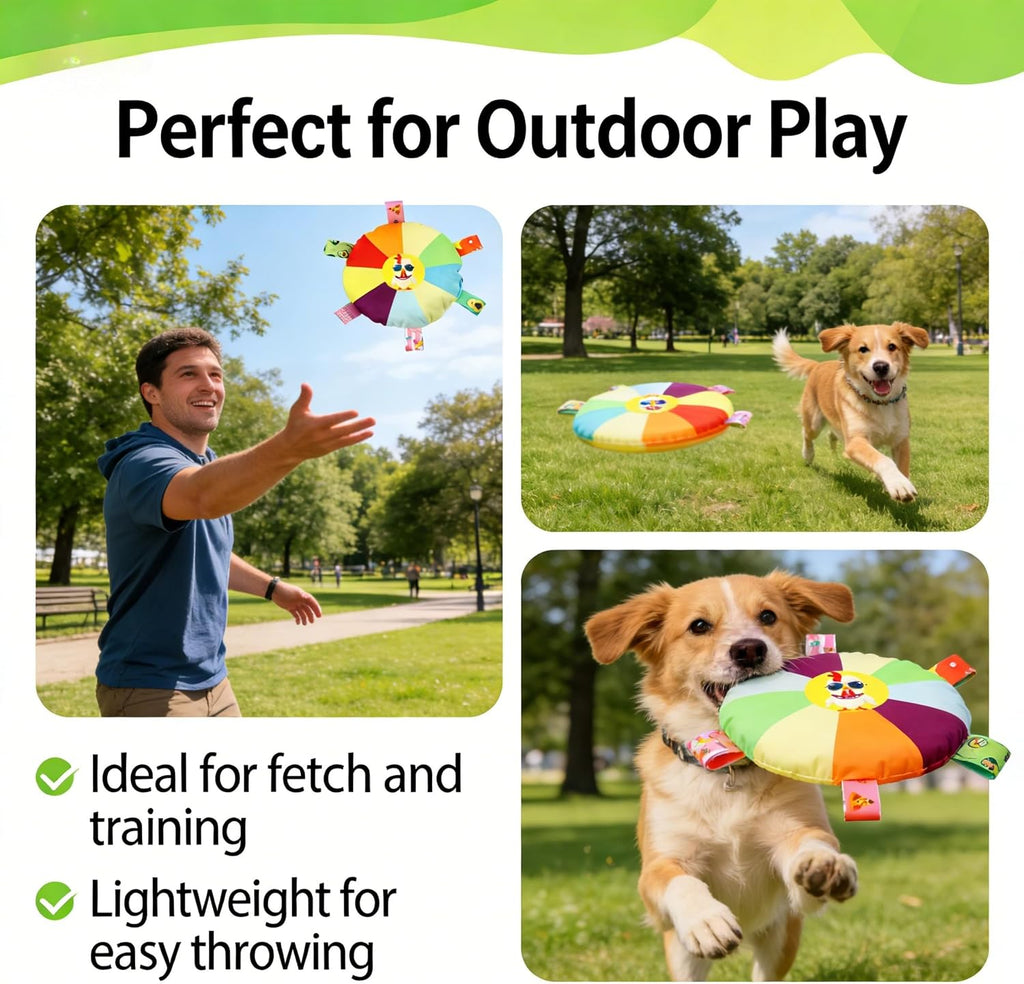Side angle of Bulkee crinkle sound dog training toy