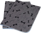 Washable Dog Pee Pads with Free Grooming Gloves,Non Slip Dog Mats with Great Urine Absorption,Reusable Puppy Pee Pads for Whelping,Potty,Training,Playpen - Image 9