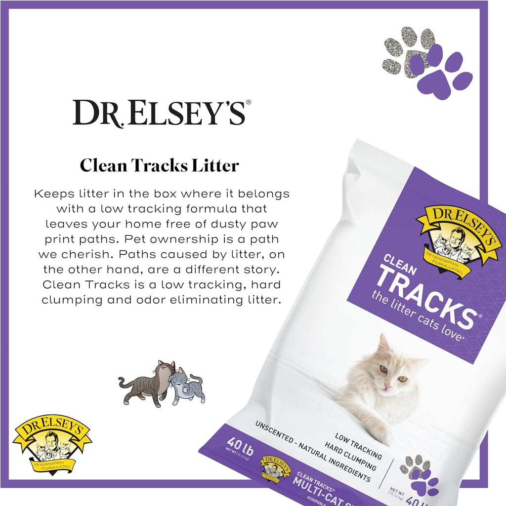 Dr. Elsey's Clean Tracks Clumping Clay Cat Litter hard clumping demonstration