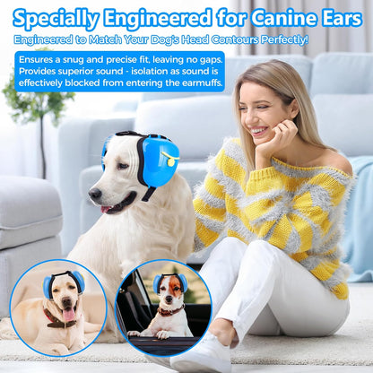 Famikako 30 decibel noise reduction rating dog headphones close up of soundproof cotton padding