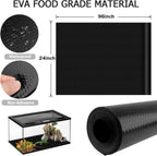 Hoplaep 120 gallon terrarium liner cut to fit a reptile enclosure