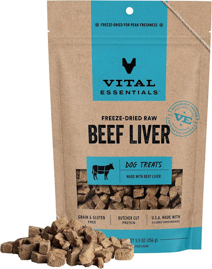 Vital Essentials Freeze Dried Dog Treats | Beef Liver, Single Ingredient | Premium Quality | Grain Free Training Treats for Dogs, 15 oz Bag - Image 13