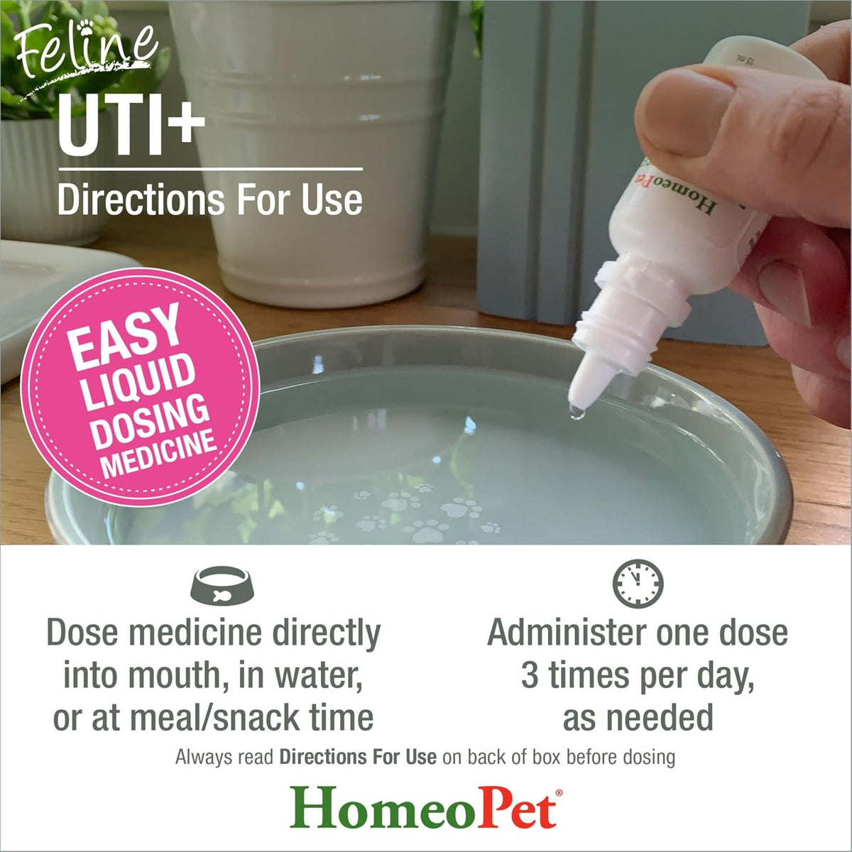 HomeoPet Natural Pet Medicine Bottle for Feline Health