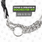 Mighty Paw Martingale Dog Collar 2.0 | Trainer Approved Limited Slip Collar with Stainless Steel Chain & Heavy Duty Buckle - Modified Cinch Collar for Gentle & Effective Pet Training - Medium, Grey - Image 9