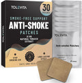 TOLEVITA Anti-Smoke Herbal Patches front packaging for smoking cessation.