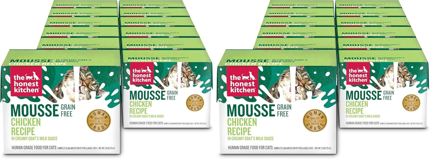 The Honest Kitchen Human Grade Cat Grain Free Mousse in Goat's Milk Variety Pack, 2.8oz (Pack of 8) - Image 11