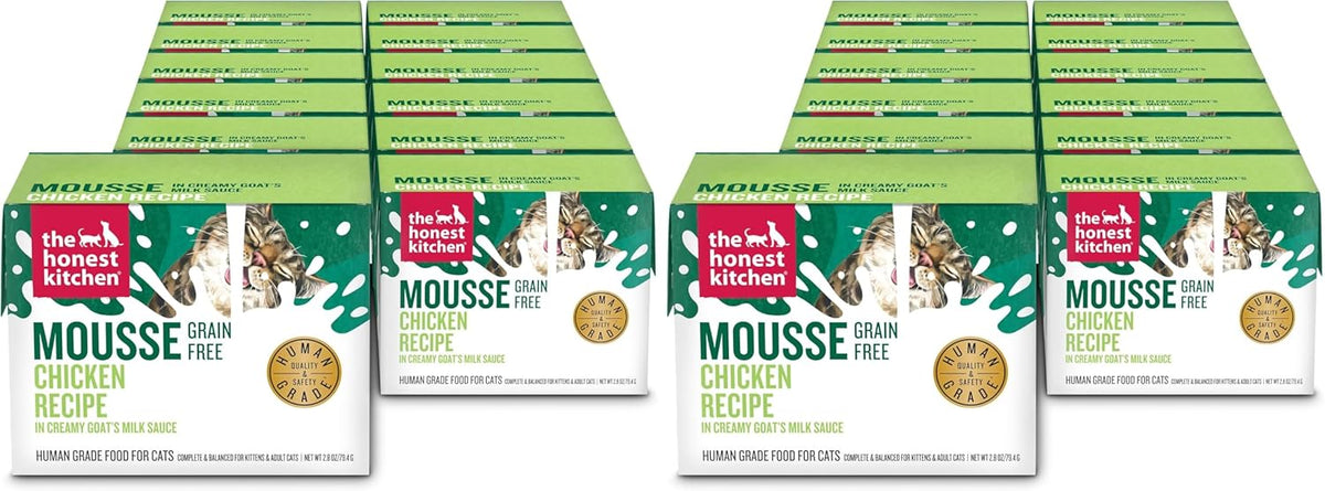 The Honest Kitchen Human Grade Cat Grain Free Mousse in Goat's Milk Variety Pack, 2.8oz (Pack of 8) - Image 11