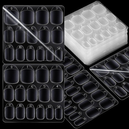 Teenitor 600 pieces press on nail adhesive tabs front packaging