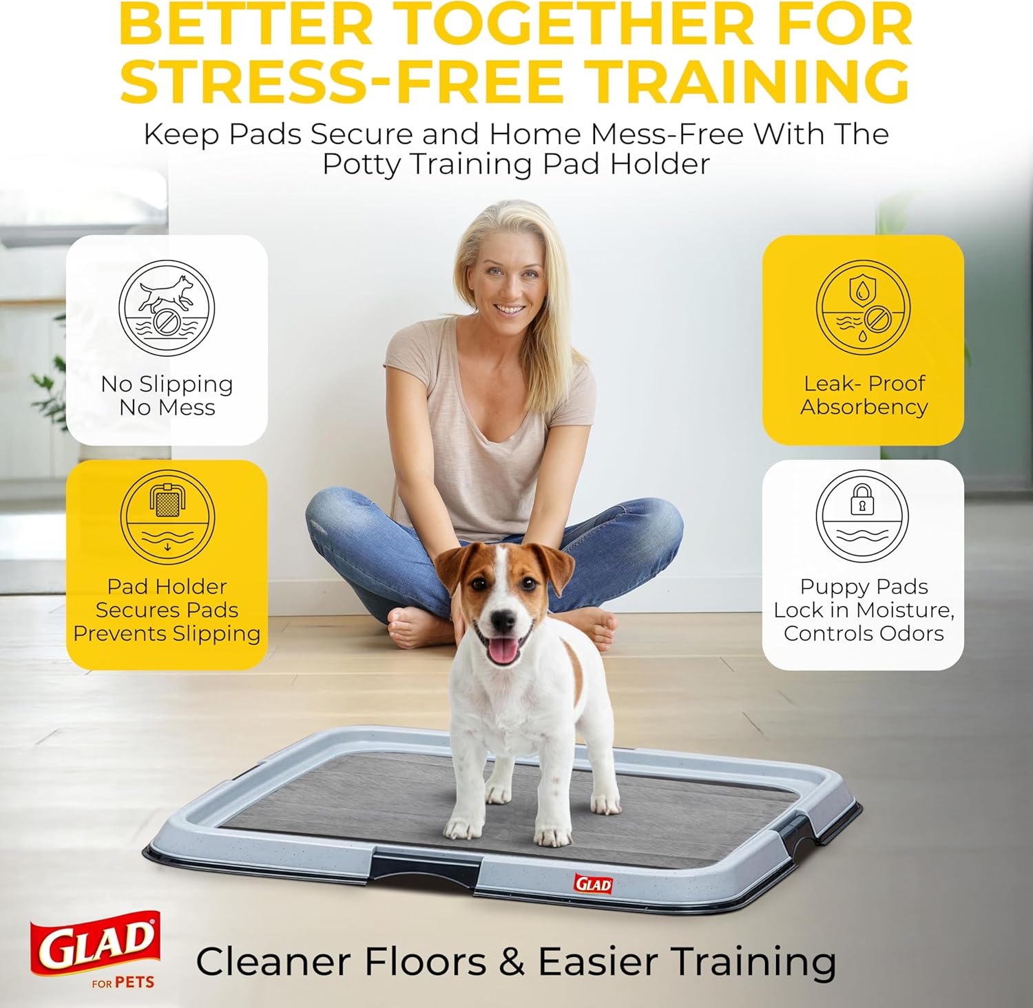 Glad for Pets Extra Large Charcoal Training Pads for Dogs and Puppies, Activated Carbon Odor Control, 6-Layer Absorbent Leak-Proof Pee Pads with Pheromone Attractant, 28 x 30 in, 30 Count - Image 11
