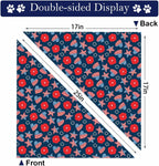 Adjustable triangle bandana tied around dog neck