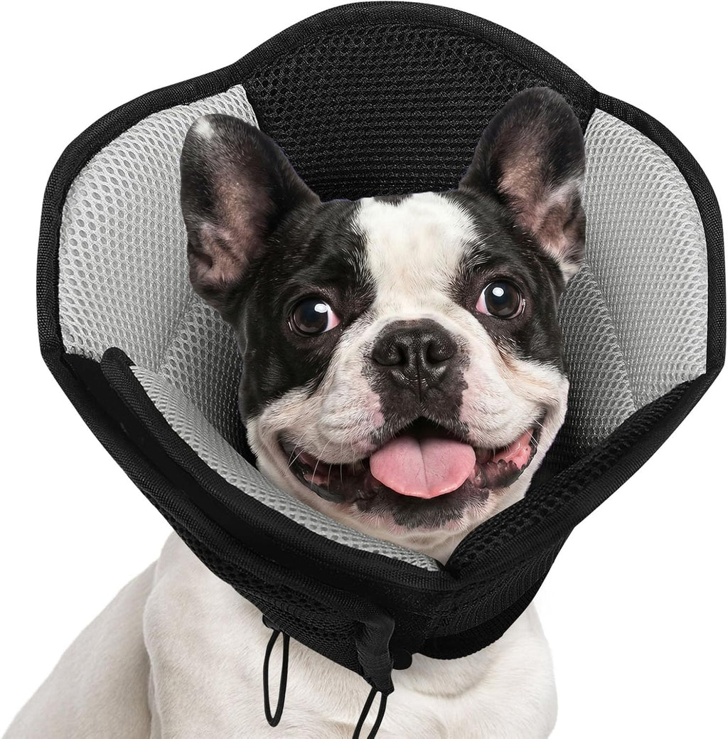 AOFITEE Large Dog Cone - Adjustable Dog Cone to Stop Licking, Foldable Extra Large Cones Dogs for Wound Healing, Pet Elizabethan Cones Collar After Surgery, XL Fabric Pet Neck Collar, Blue X-Large - Image 14
