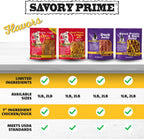 Close up of Savory Prime natural dog jerky texture
