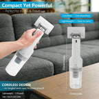 Deshedding Brush with Vacuum Suction, 5-in-1 Pet Hair Removal Tool for Dogs Cats, Cordless Undercoat Rake Removes Loose Hair, 9Kpa Pet Vacuum Cleaner for Furniture Carpet, Washable - Image 9