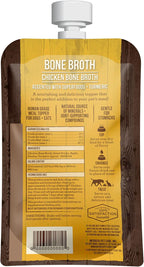 Human grade chicken bone broth for dogs and cats