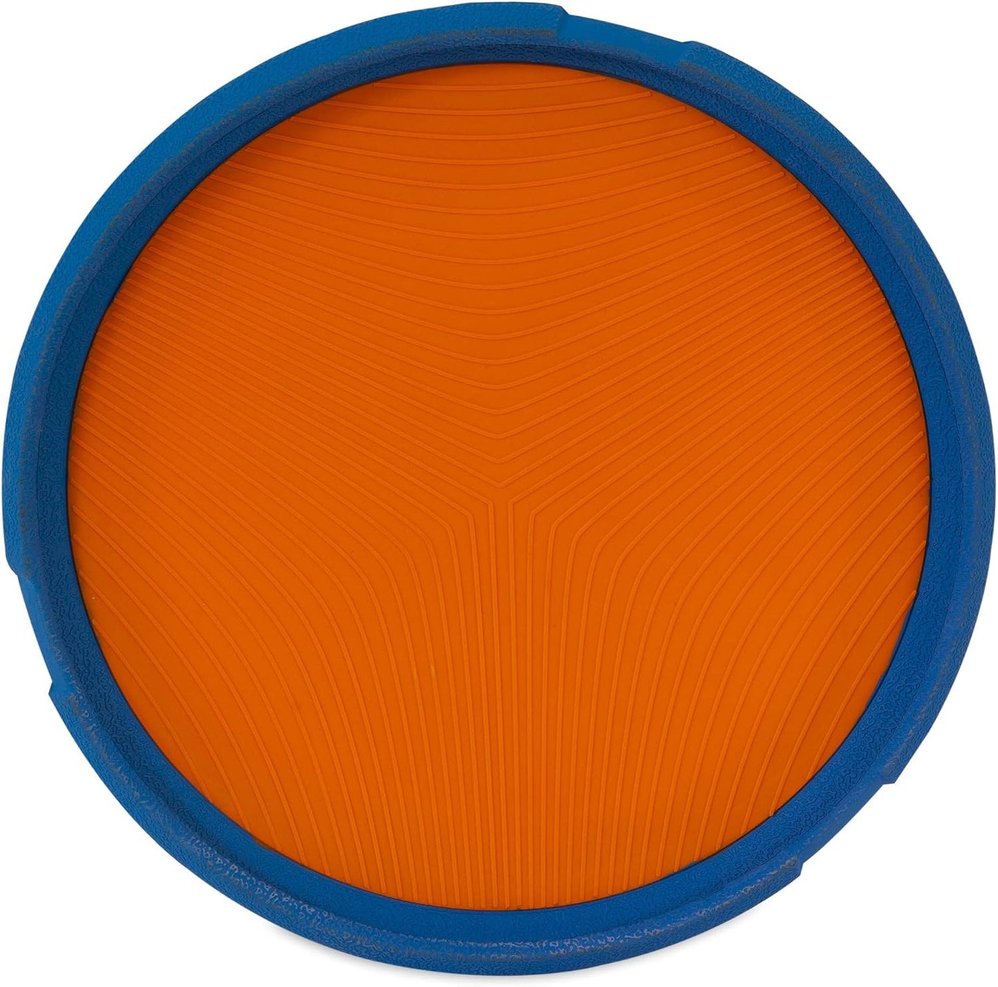 Close up of the EZ-pickup rim on the Chuckit! Ultra Flight disc