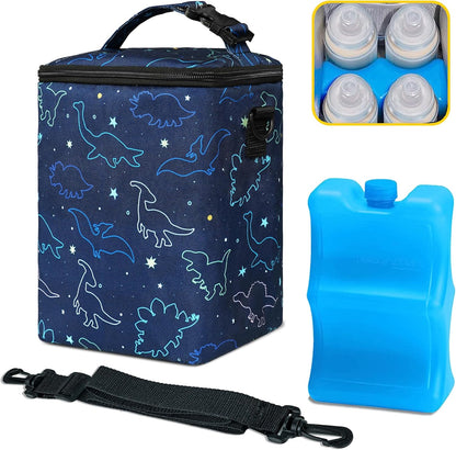 BLantt Breastmilk Cooler Bag front view for baby bottles