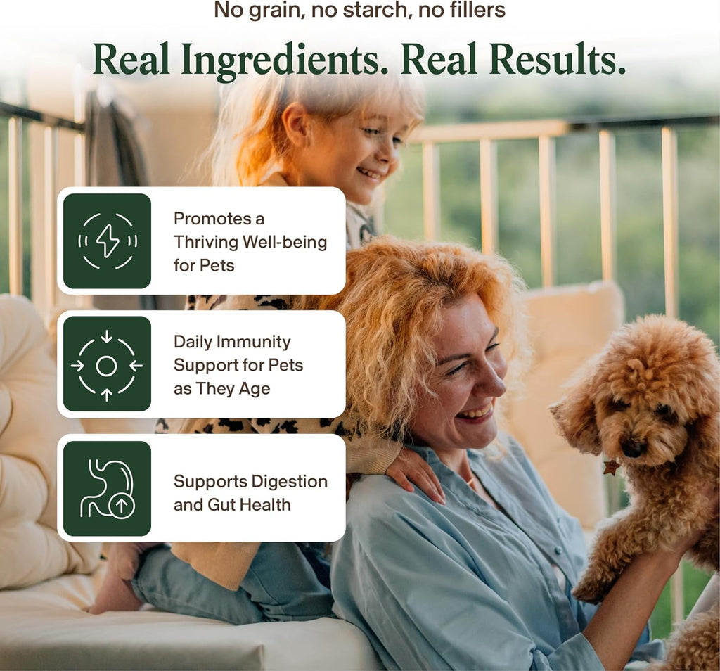Real Mushrooms Turkey Tail immune support for pets packaging