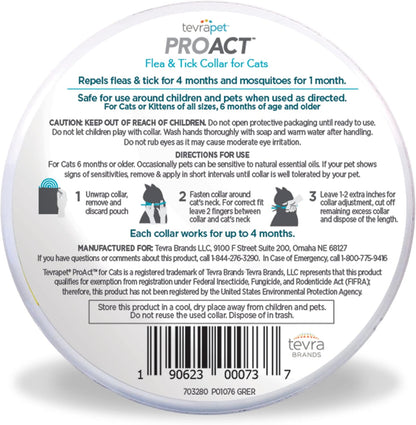 TevraPet Proact cat collar breakaway safety feature detail