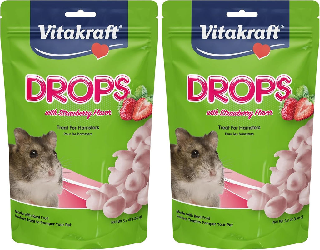 Vitakraft Mini Drops Cherry Banana Treats for Hamsters Rats Mice and Small Pets - Wholesome Small Animal Snacks with Real Fruit Flavor and Nutrient-Rich Goodness - 2.5 Ounce Pack - Image 10