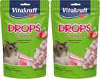Vitakraft Mini Drops Cherry Banana Treats for Hamsters Rats Mice and Small Pets - Wholesome Small Animal Snacks with Real Fruit Flavor and Nutrient-Rich Goodness - 2.5 Ounce Pack - Image 10
