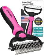 Maxpower Planet Original Pet Grooming Rake - Double-Sided Deshedding Dematting Tool, Undercoat Rake for Dogs & Cats, Extra-Wide Dog Grooming Brush & Deshedder Comb for Long Hair, Reduces Shedding 95% - Image 12