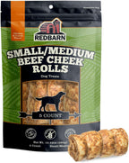 Redbarn Pet Products All-Natural Large Beef Cheek Rolls for Dogs, Uncoated - Single Ingredient Grain-Free Chew Treat Naturally Rich in Collagen - No Artificial Preservatives - Pack of 4 - Image 13