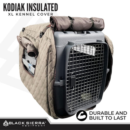 Back view of the Black Sierra extra large insulated pet shelter cover