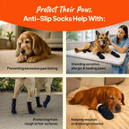 Breathable fabric detail of Steady Paws dog socks