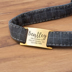 Glossy finish metallic silent dog tag highlighting corrosion resistant rectangular design