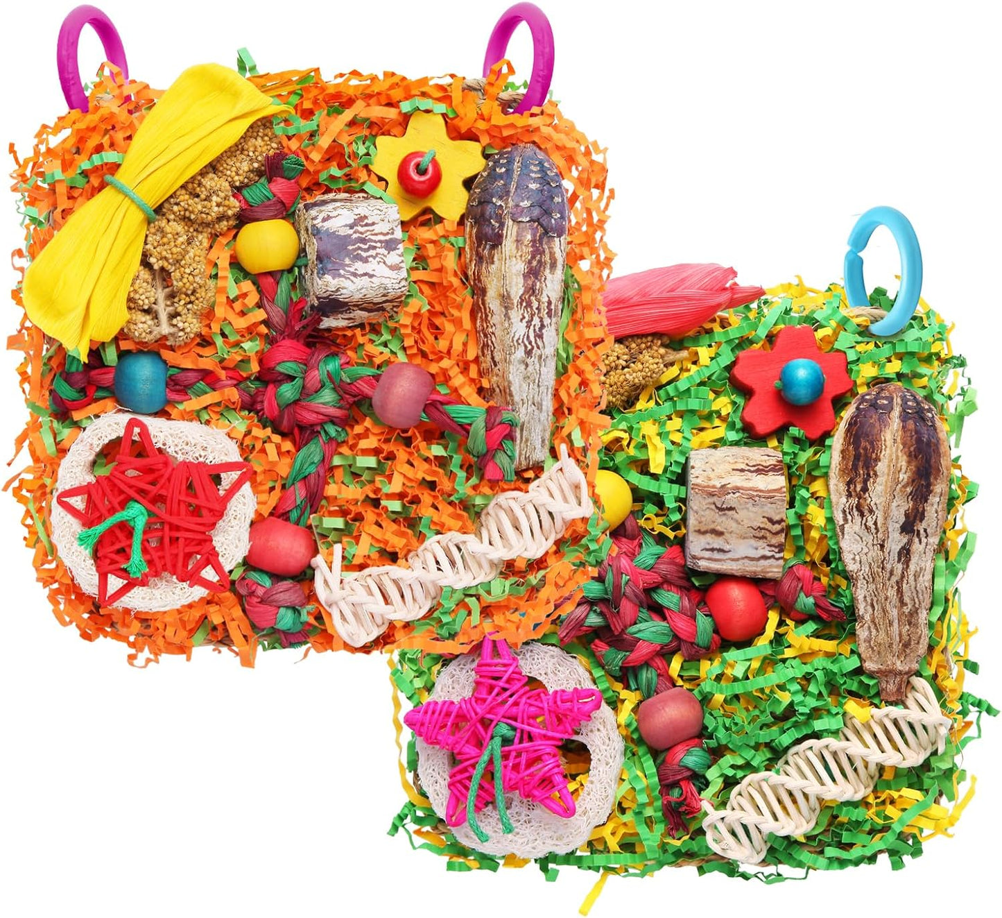 Imported YIXUND pet bird toy for healthy beak maintenance and mental stimulation