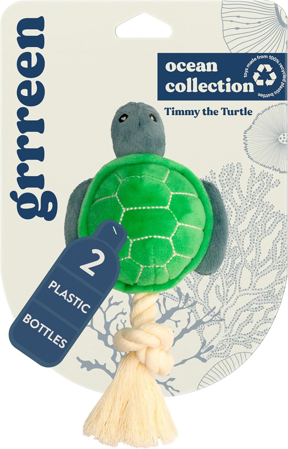 Ocean Collection Dog Toys | Jumbo Sized Mandi The Mahi Mahi | Cute, Durable, & Sustainable Plush Chew Toys for Dogs 50 lbs & up | Eco Friendly & 100% Recycled Materials - Image 12