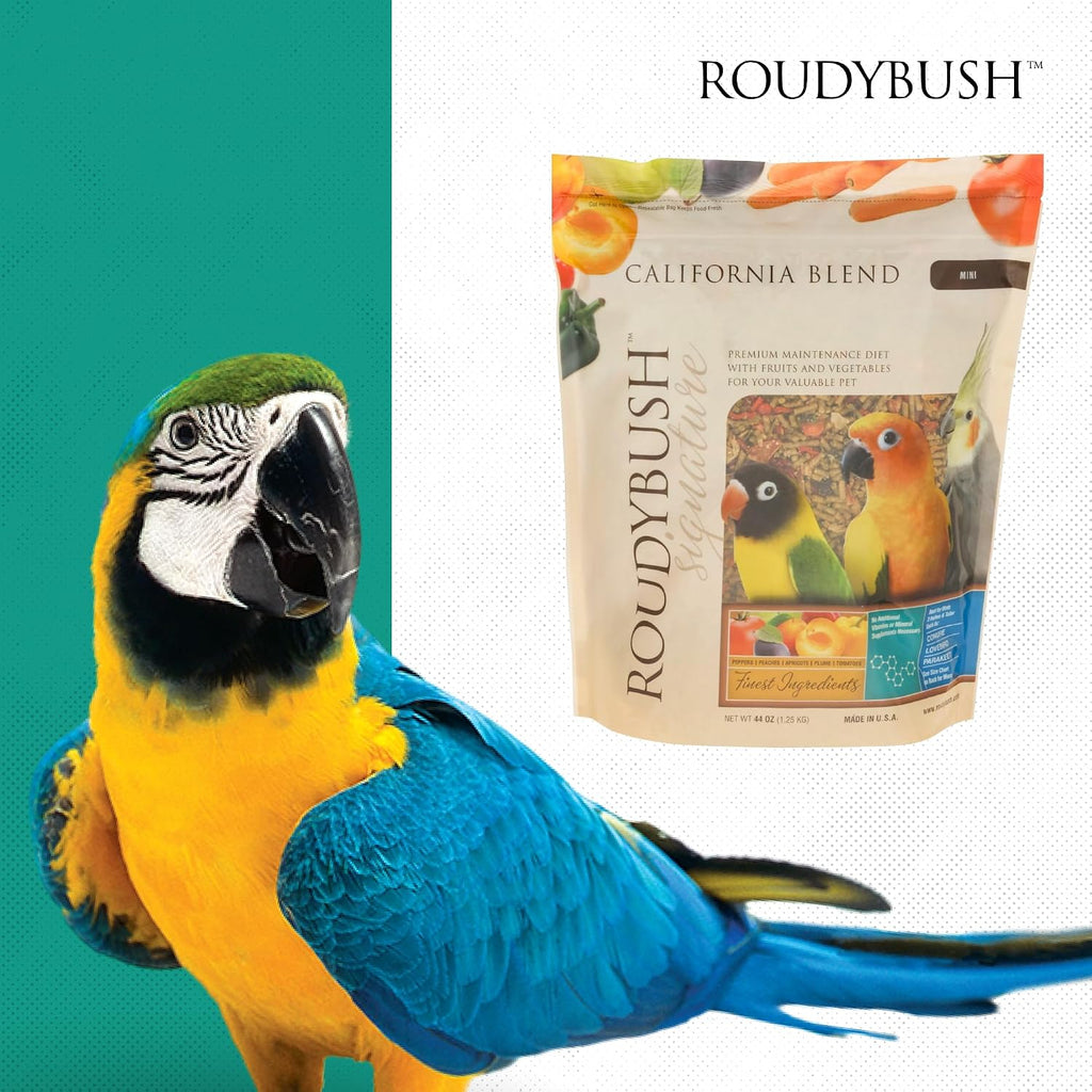 RoudyBush California Blend complete product packaging layout