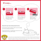 Veterinarian formulated seal and product features graphic