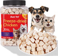 Just Try Freeze Dried Chicken Cat and Dog Treats jar front view