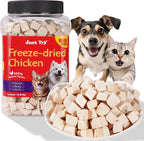 Just Try Freeze Dried Chicken Cat and Dog Treats jar front view