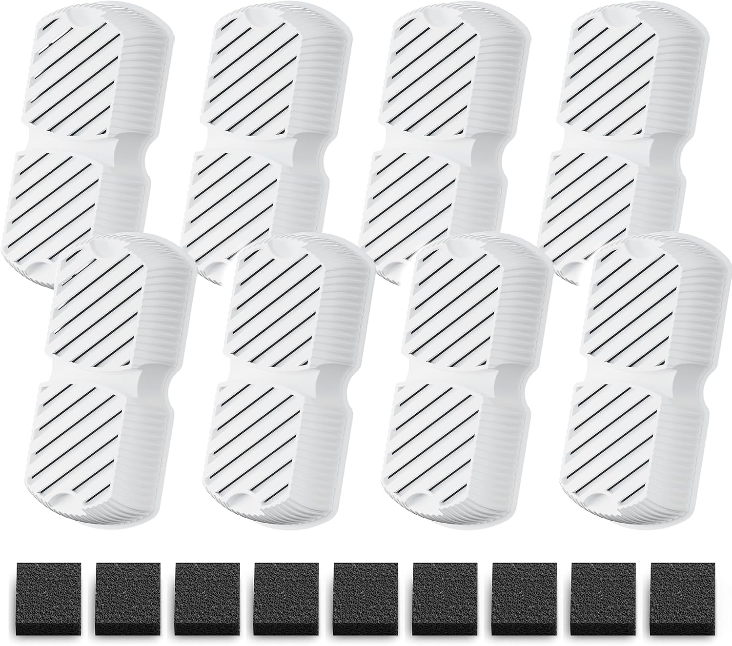 GROOKPET Pet Fountain Filter Replacement: 12 Dog Water Fountain Filters - 3 Months Set of Replacement Filter for GROOKPET Dog Water Fountains for Large Dogs - Contains 6 Filters + 6 Sponges - Image 11
