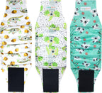 Langsprit Male Belly Bands for Dogs (Pack of 3) - Dog Diapers Male - High Absorbing Dog Wraps Washable - Reusable Small Doggy Doggie Puppy Dog Diapers (Sloth,Whale,Dinosaur, Small) - Image 12