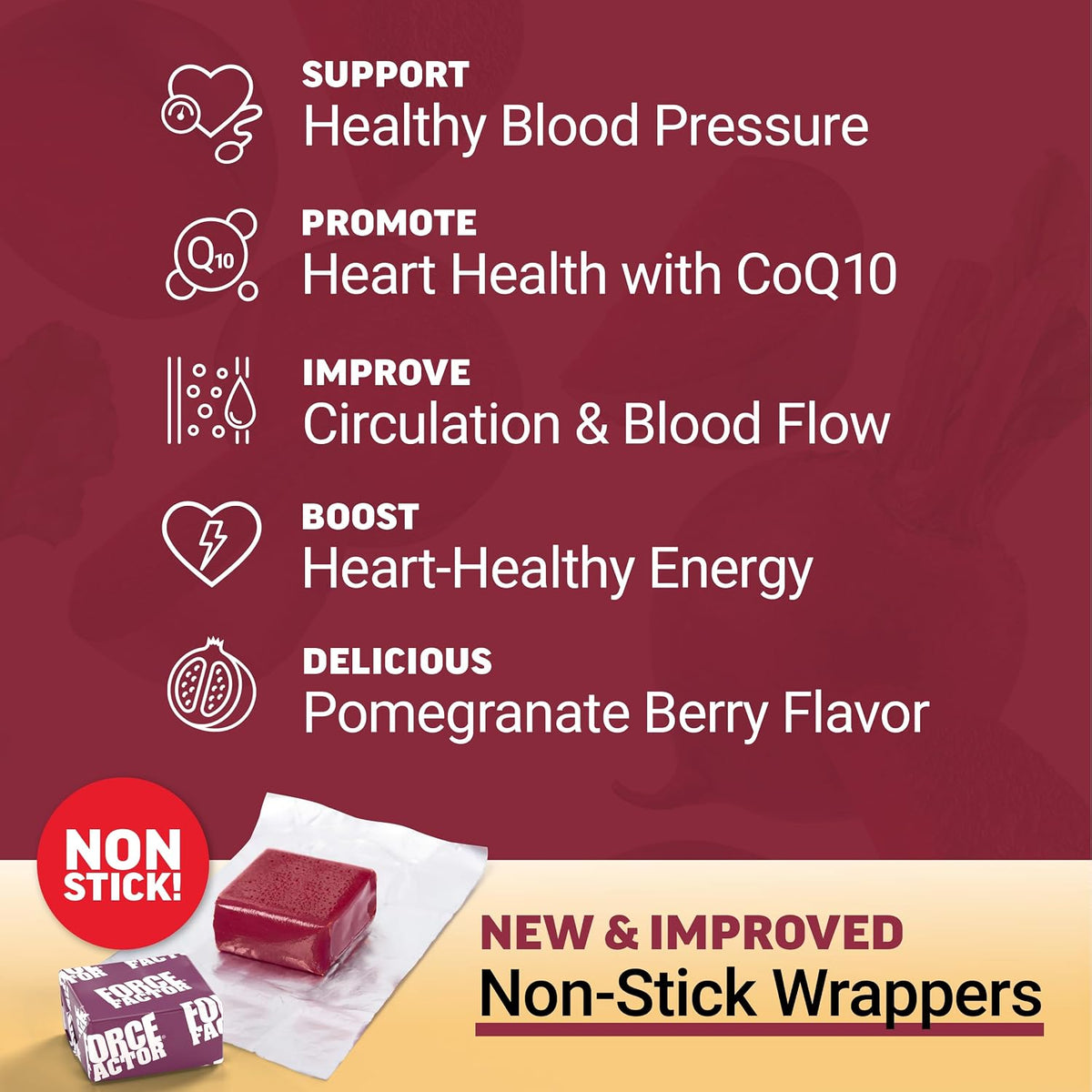 Force Factor Total Beets Ultimate Heart Health for Blood Pressure Support - Image 3