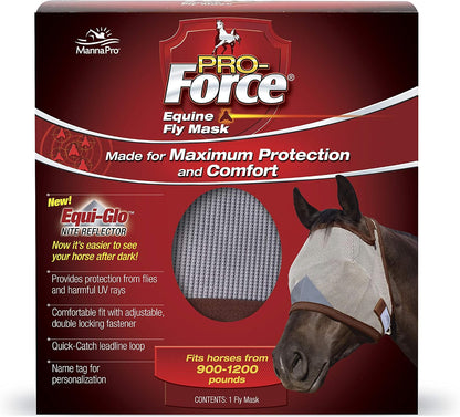 Manna Pro Pro-Force Equine Fly Mask front view