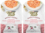 Purina Fancy Feast Appetizers Lickable Grain Free Wet Cat Food Topper Wild Alaskan Salmon Appetizer - (Pack of 10) 1.1 oz. Trays - Image 9