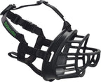 Baskerville ULTRA Muzzle - Patented Humane Design, Breathable, Dog can Pant and Drink, Adjustable, Padded, Training Muzzle for Medium-sized Dogs, Prevents Biting, Wildlife Scavenging (Size 4, Black) - Image 9