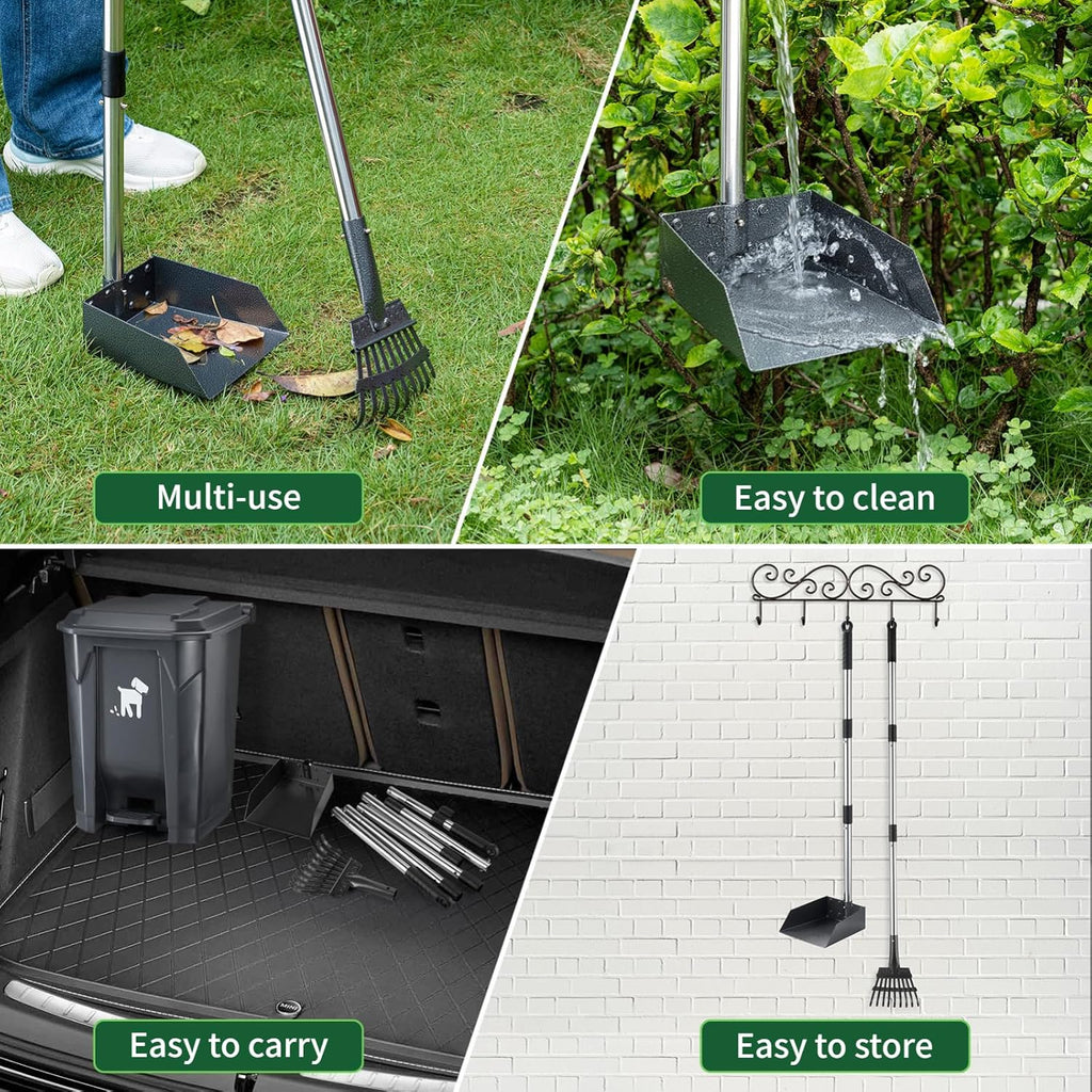 Hands free foot pedal operation on twenty litre Biubiucat dog poop trash bin