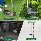 Hands free foot pedal operation on twenty litre Biubiucat dog poop trash bin
