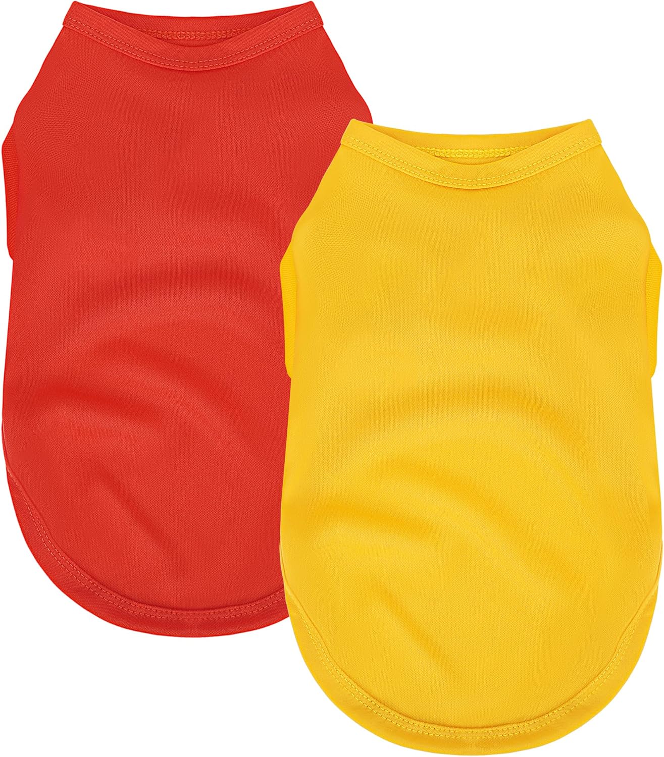 2 Pack Solid Color Dog Shirts - Lightweight, Quick Dry, Breathable Pet T-Shirts for Small to Large Dogs - Stretchy, Durable, Ideal for All Seasons and Holidays.Black White S - Image 9